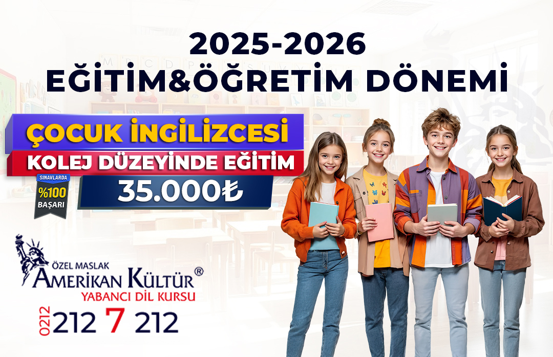 Çocuklar İçin İngilizce Kursu