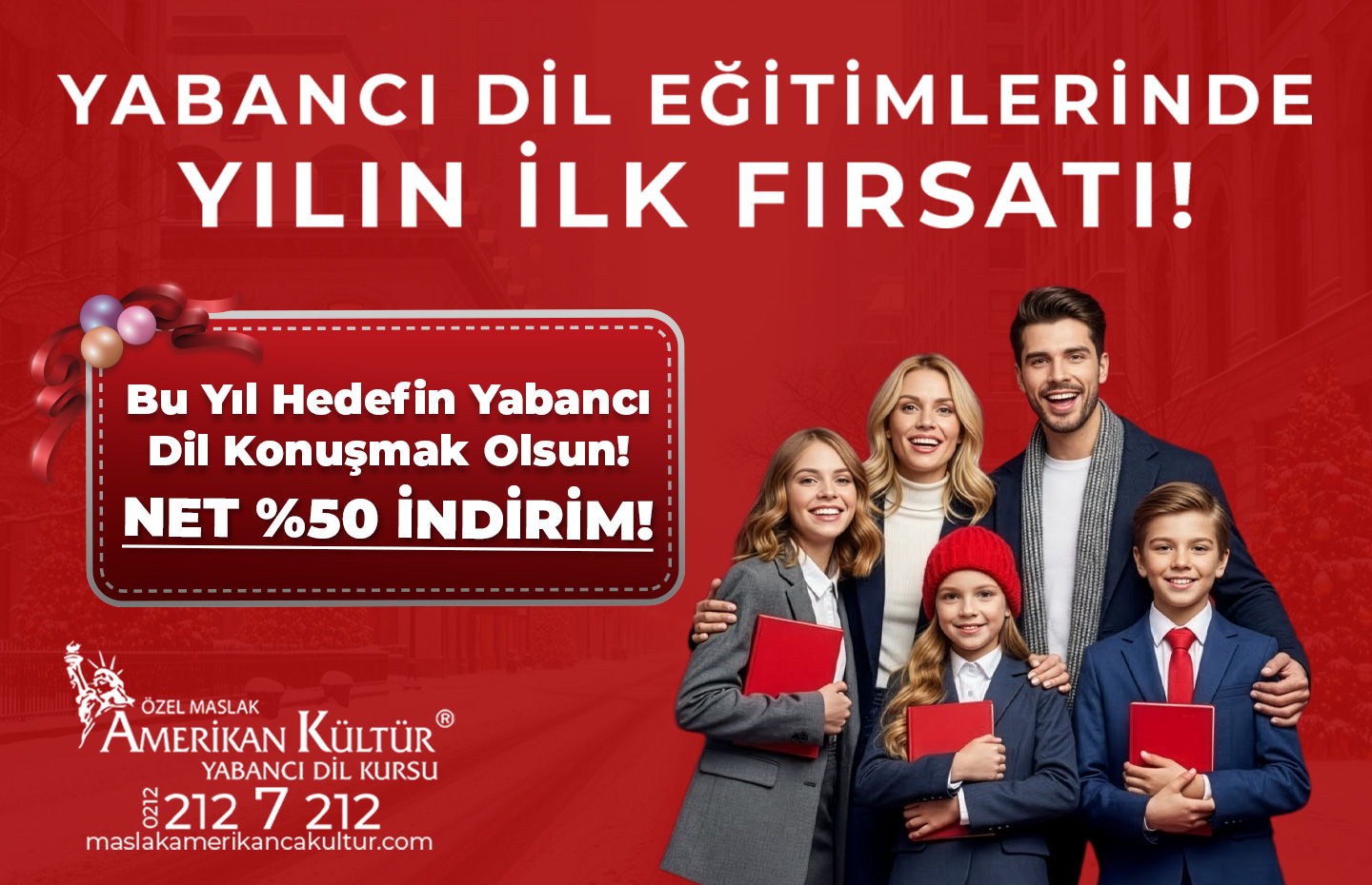 Yabancı Dil Eğitimlerinde Yılın Son Fırsatı! Net %30 İndirim!
