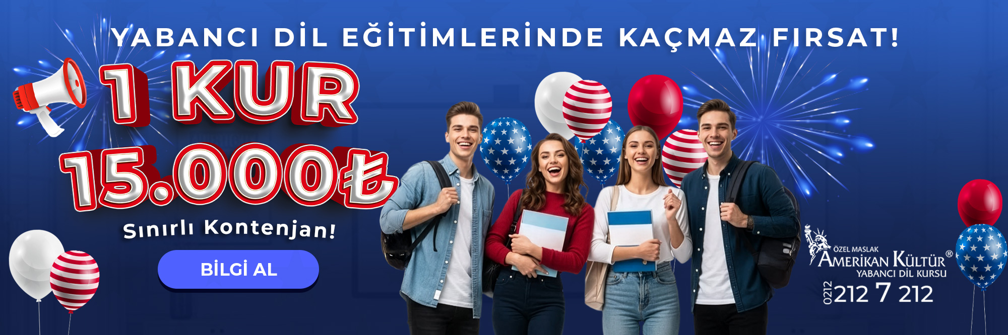 1 Kur 15.000 TL. Sınırlı Kontenjan